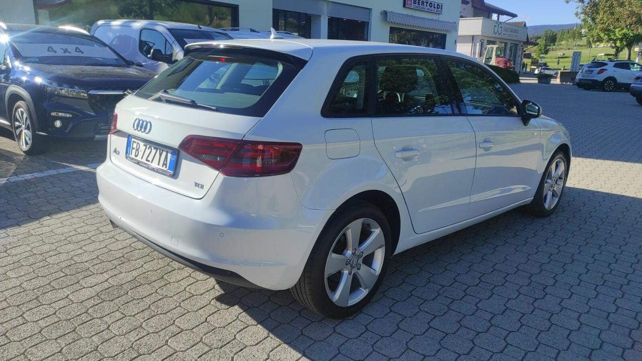 AUDI A3 SPORTBACK 5 POSTI 1.6 TDI 110CV
