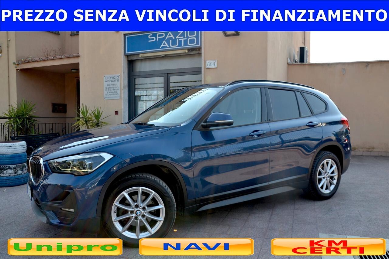 Bmw X1 1.5D 116CV AUTOMATICA PREZZO SENZA VINCOLI UNIPRO' ITALIANA FATTURABILE GARANZIA 12M TAG