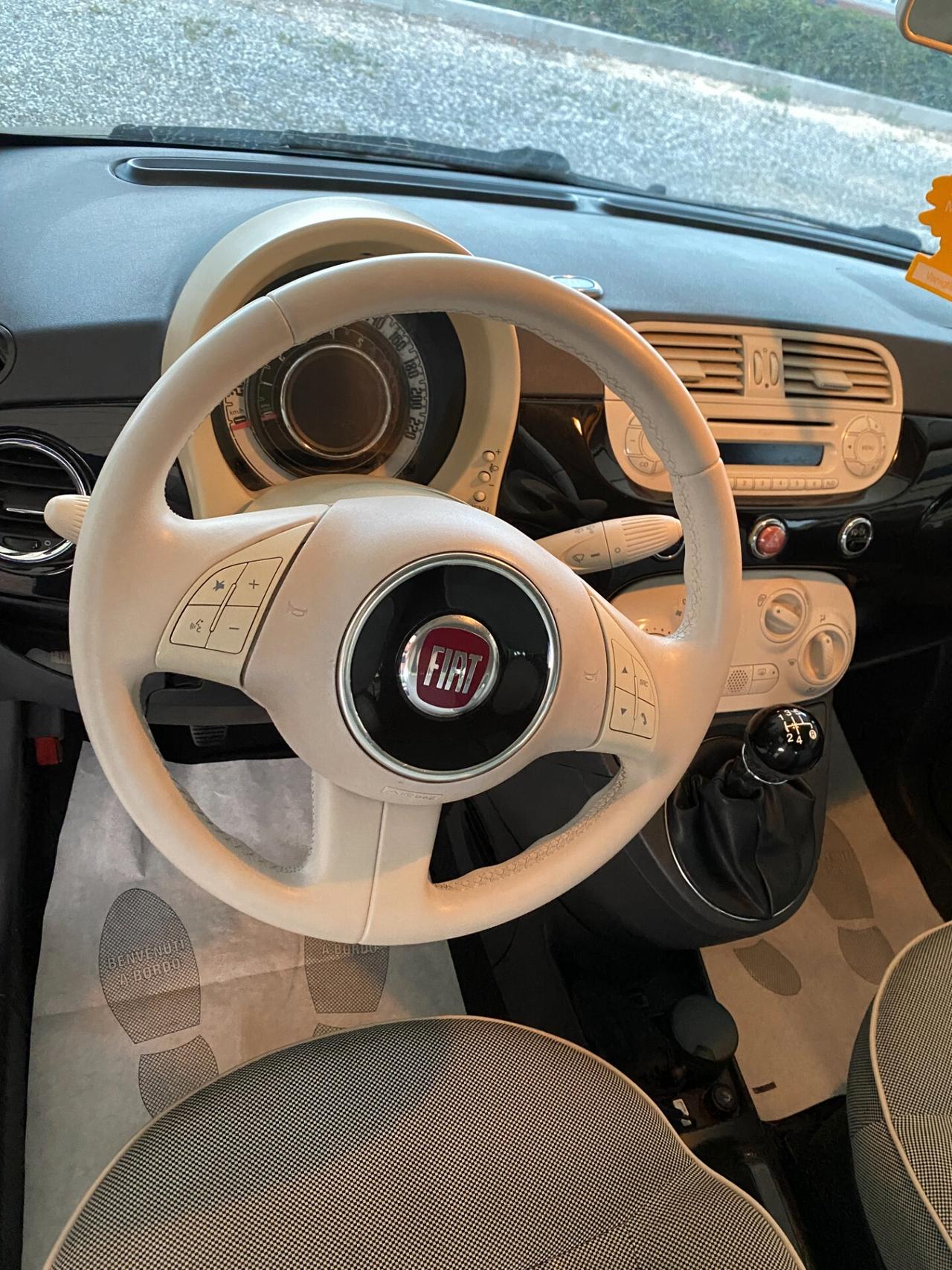 Fiat 500 1.2 EasyPower Lounge KM CERTIFICATI-----IMPIANTO GPL REVISIONATO ANNO 2024,QUINDI OK FINO AL 2034---Pacchetti auto per commercianti ---