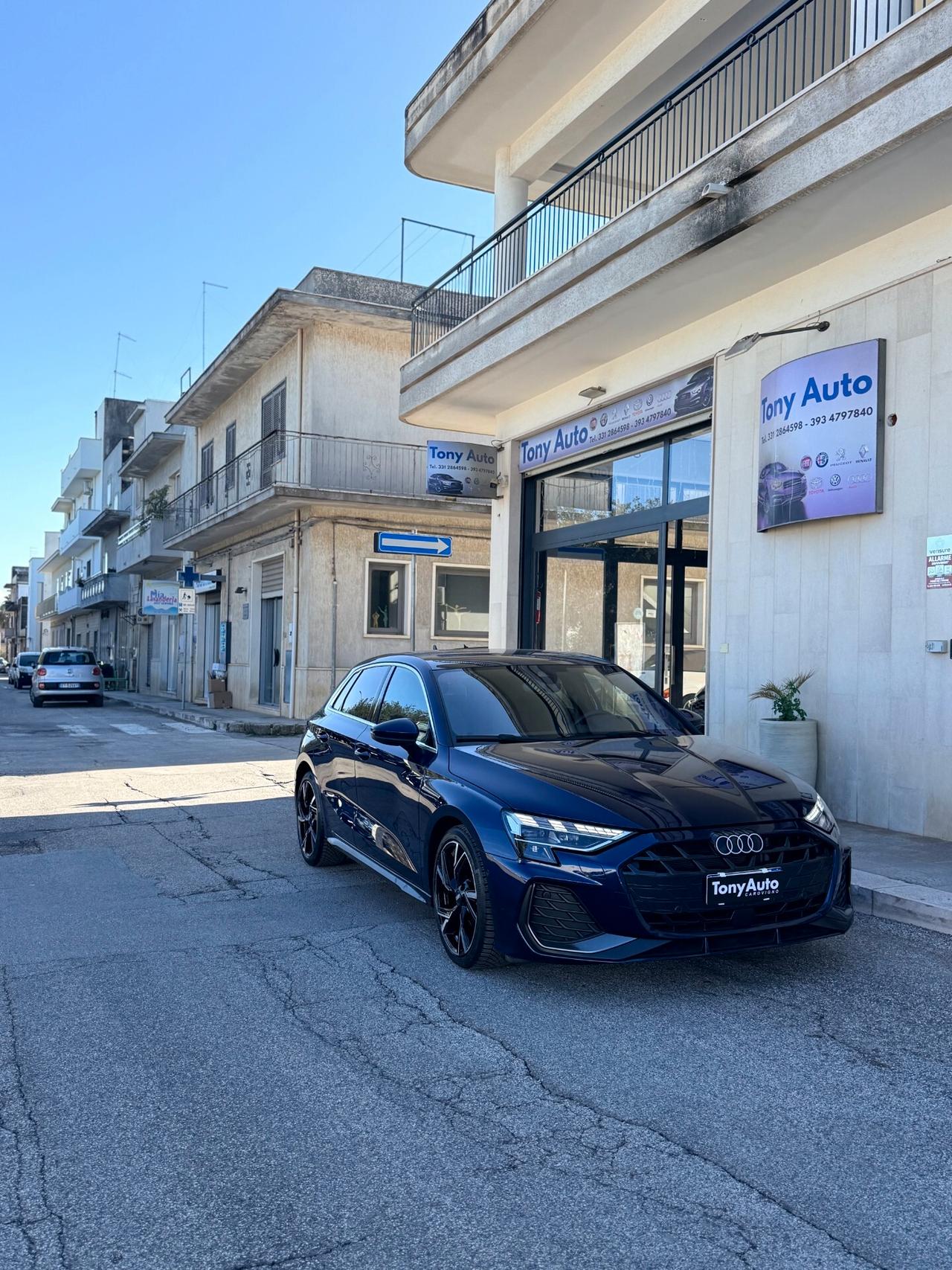 Audi A3 SPB 35 TDI S tronic line edition PACCHETTO LUCI SOFFUSE,APPLE CARPLAY,NAVI,TELECAMERA,FARO MATRIX