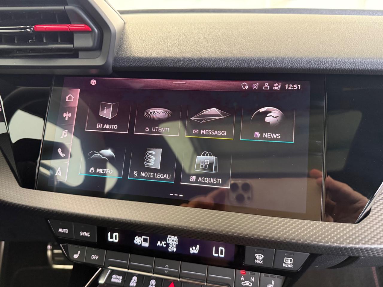 Audi RS3 290KM/H Tetto Garanzia Audi 2027