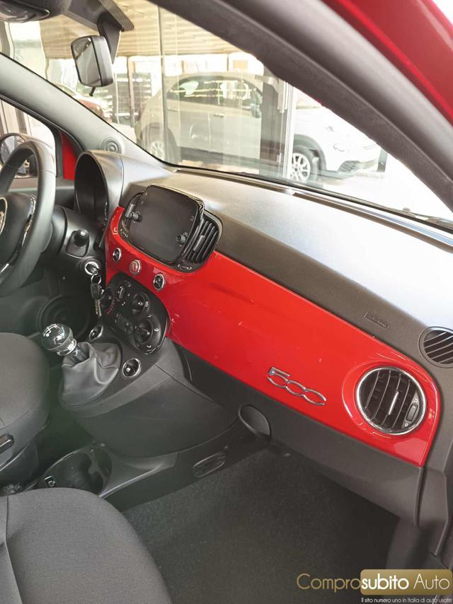 FIAT 500 1.0 Hybrid Red