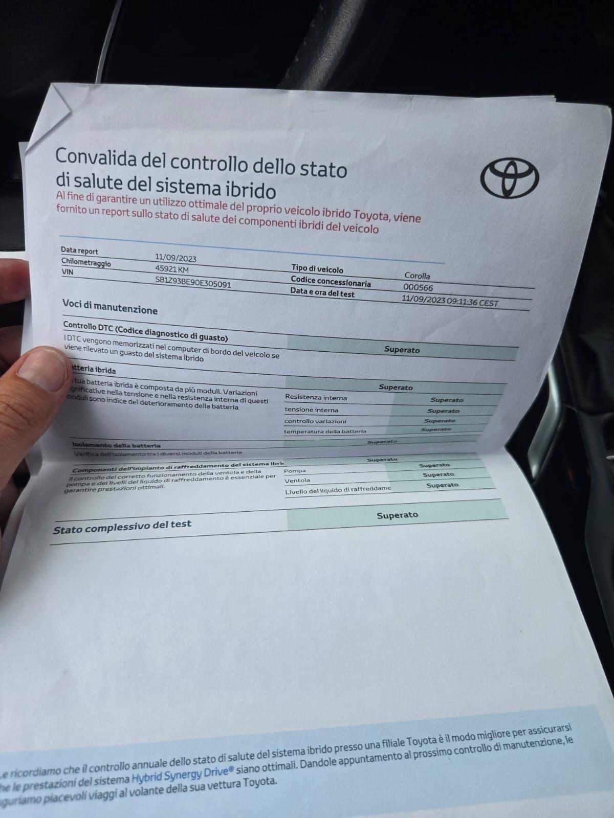 Toyota Corolla 1.8 Hybrid Style