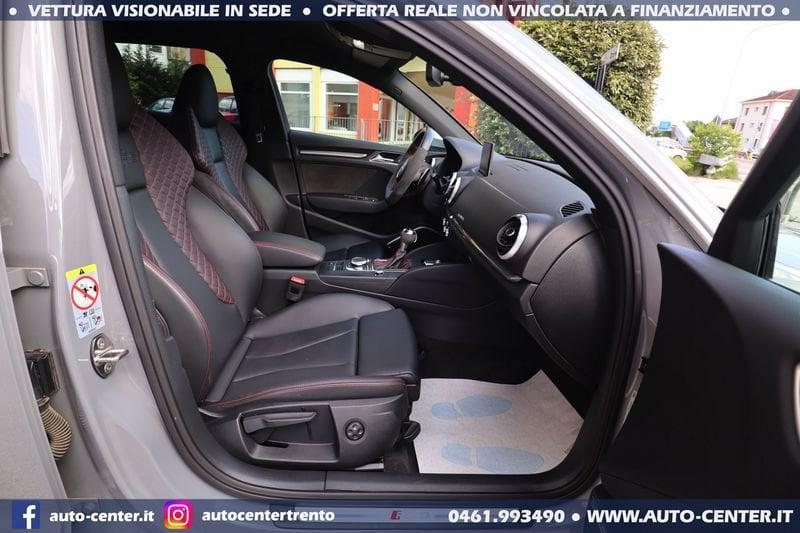 Audi A3 RS3 SPB 2.5 quattro Stronic GRIGIO NARDO'