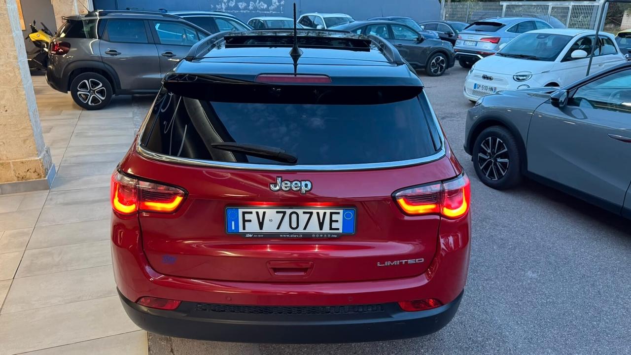 Jeep Compass 1.6 MTJ Red Pearl Tetto Pelle