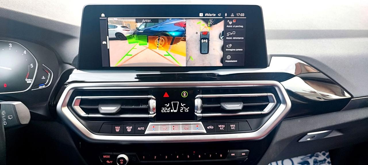 BMW X3 con telecamere perimetrali 2022