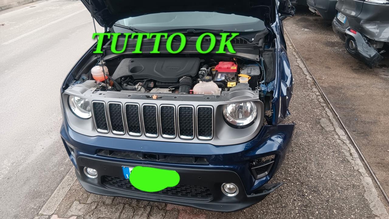 Jeep Renegade limited incidentata sinistrata mondialcars