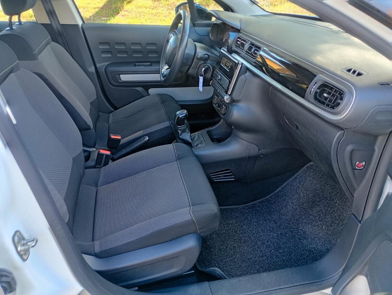 CITROEN C3 1.2 BENZINA UNICOPROPRIETARIO SOLO 82.000 KM