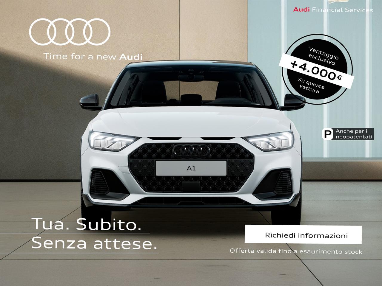 Audi A1 allstreet 30 1.0 tfsi identity contrast 116cv s tronic