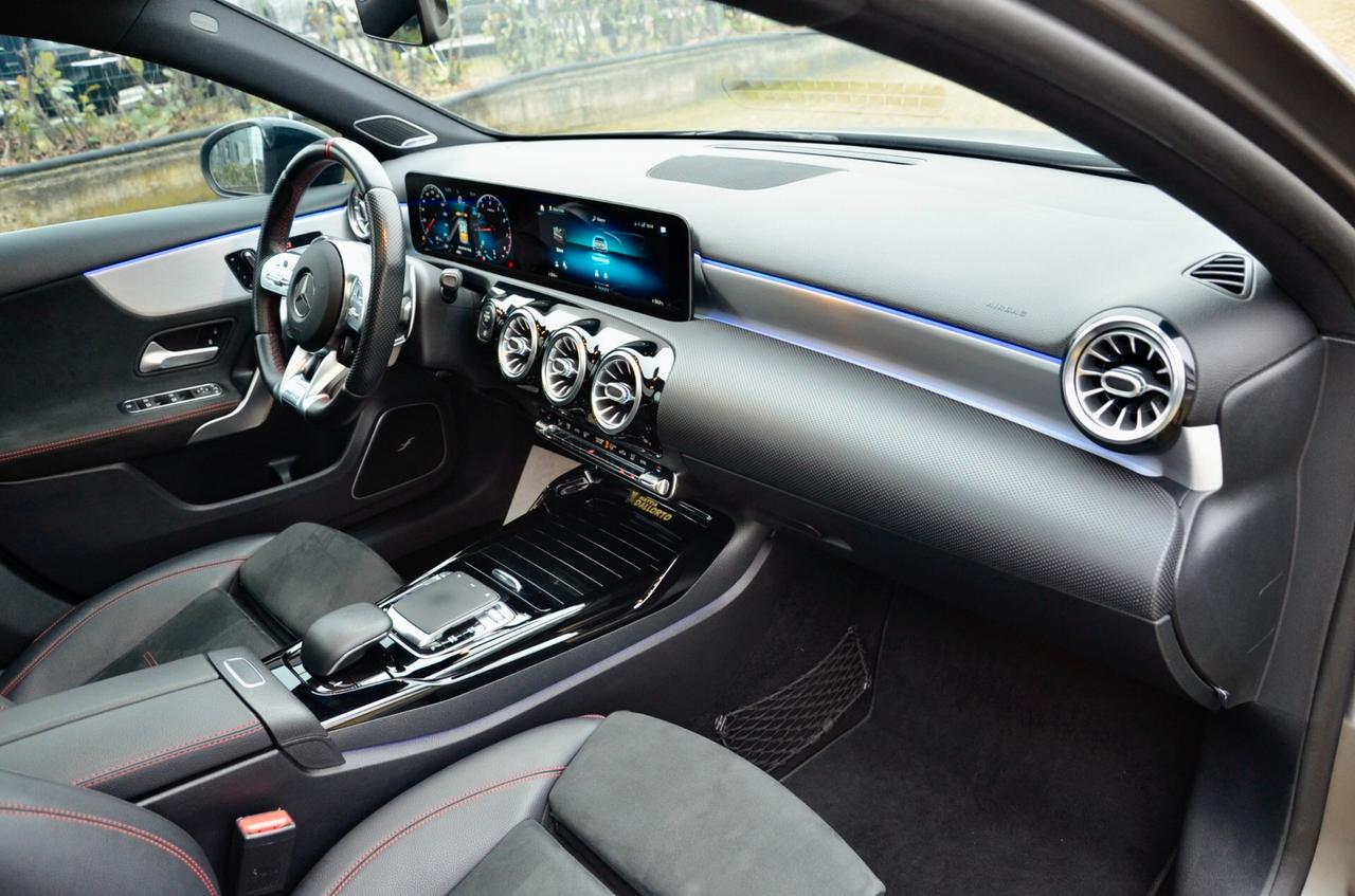 MERCEDES-BENZ A 35 AMG RACE EDITION 4MATIC 306cv AUTO, ECCELLENTI CONDIZIONI, UFF ITALIANA, EURO 6D, TETTO, NIGHT PACK, HI-FI BURMESTER, SCARICO, SOSPENSIONI ADATTIVE, MULTIBEAM, 19", PERMUTE