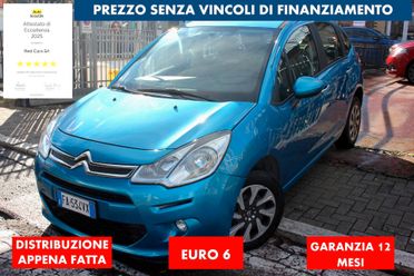 Citroen C3 1.6 bluehdi 75cv EURO 6 GARANZIA 12 M DISTRIBUZ OK