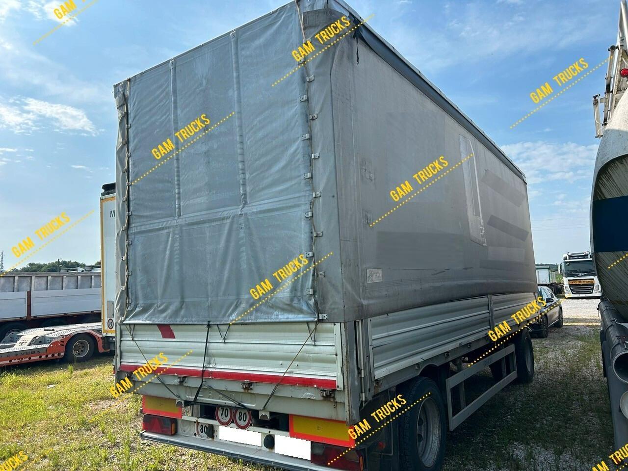 Rimorchio Cardi 242 cassone fisso 7.60m telonato
