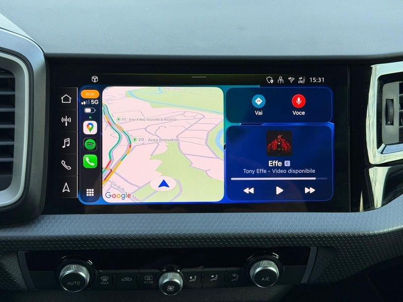 Audi A1 A1 Sportback 30 116cv s-tronic SLINE led multicolor Bianco bicolore