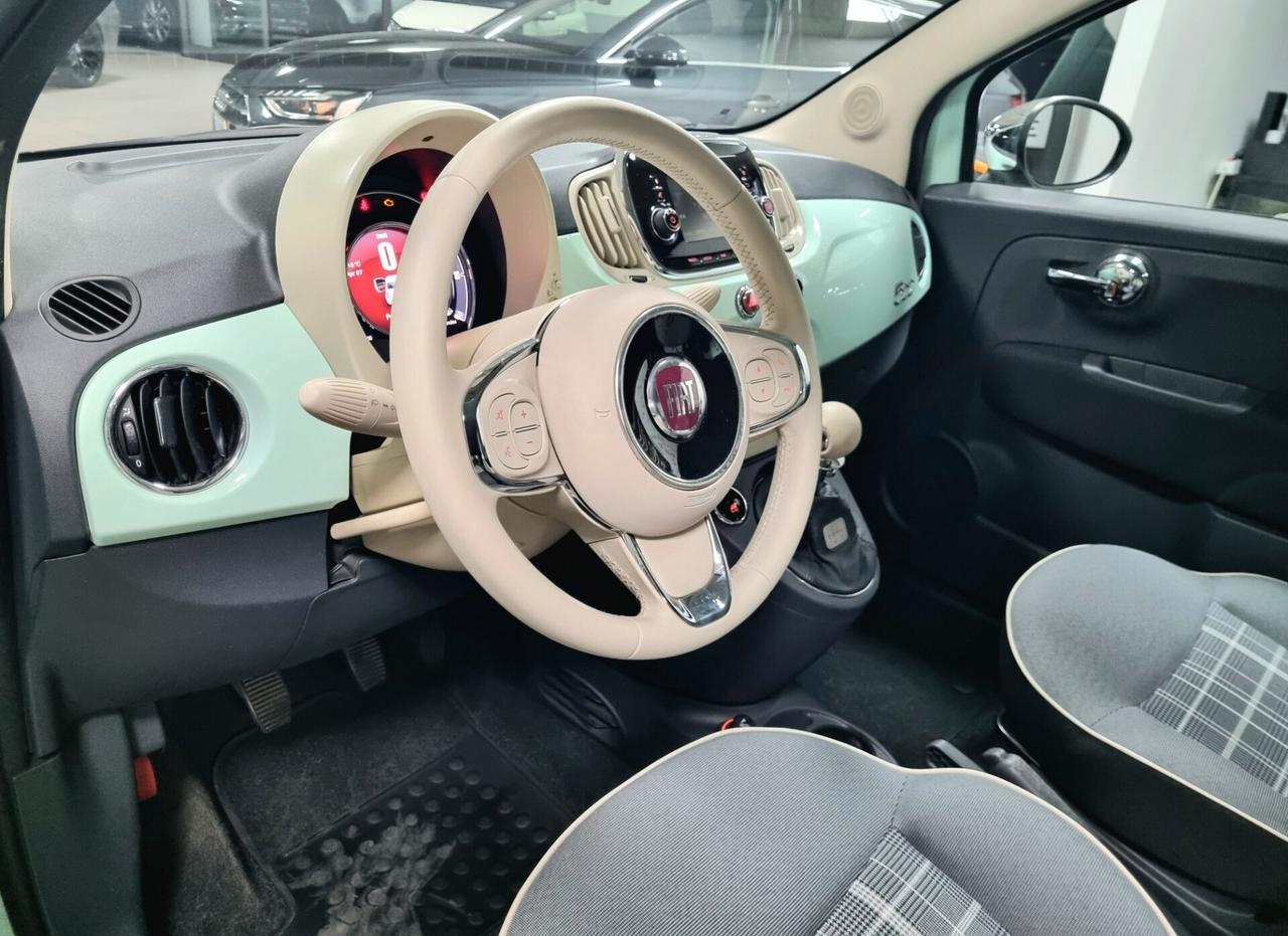 FIAT 500 1.2 BENZINA 69CV LOUNGE NEOPATENTATI