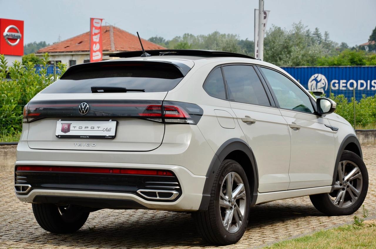 VOLKSAWGEN TAIGO 1.0 TSI R-LINE 110cv, UNICOPROPRIETARIO, UFF ITALIANA, SERVICE UFF VW, TETTO, EURO 6D, FARI LED, PERMUTE