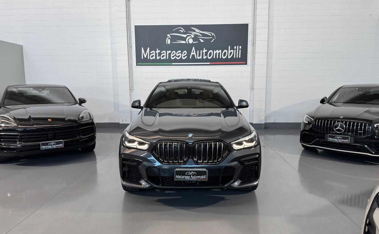 BMW X6 40d MSport Xdrive mhev 3.0cc 340cv Tagliandi Ufficiali Tetto Apribile