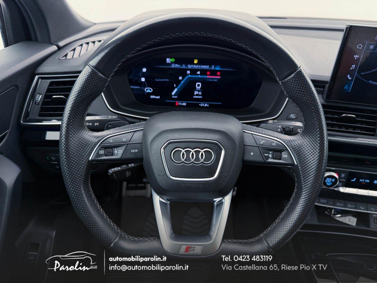 Audi Q5 Sportback 40 2.0 tdi mhev 12V S-line Plus quattro S-tronic Tetto-Black pack-20''