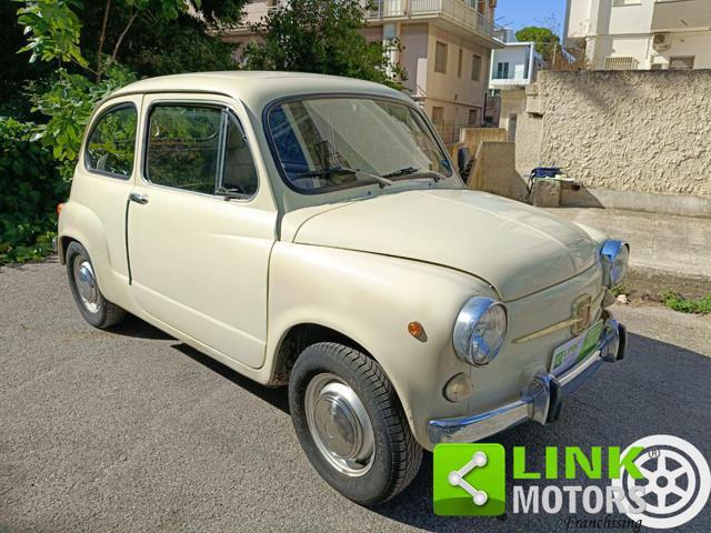 FIAT 600 D FANALONA LIBRETTO E TARGHE ORIGINALI