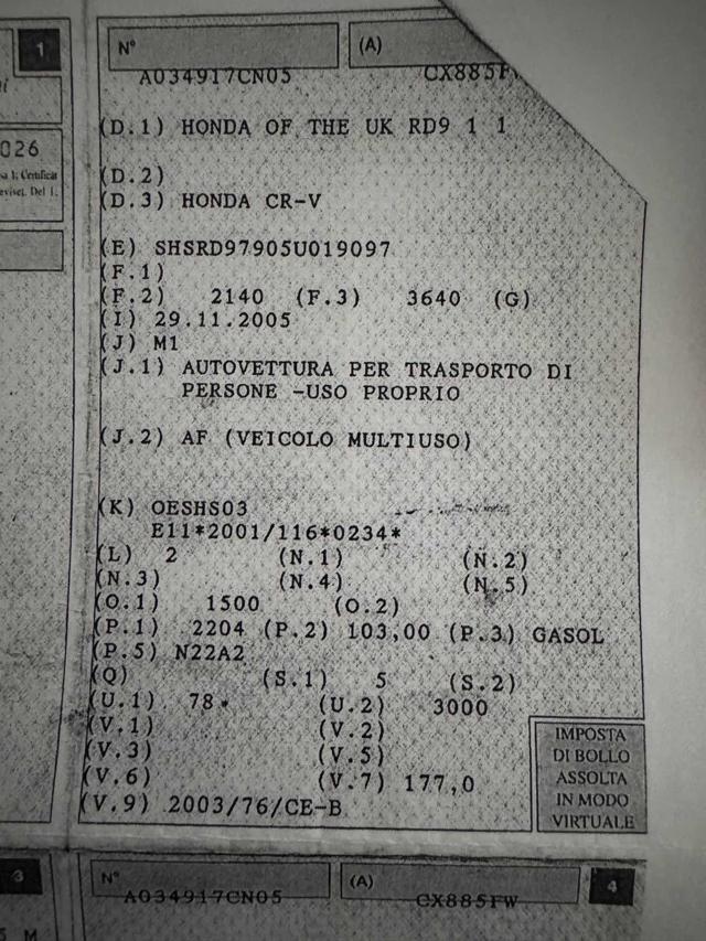 HONDA CR-V 2.2 16V i-CTDi EX
