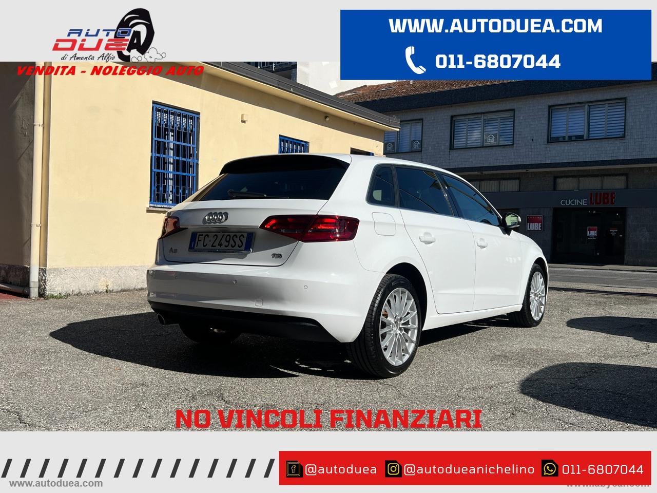 AUDI A3 SPB 1.6 TDI S-TRONIC Ambiente EURO6