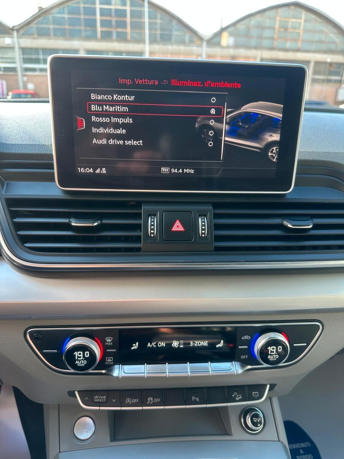 Audi Q5 40 TDI quattro S tronic line plus TETTO APRIBILE INTERNO PELLE MISTO ALCANTARA