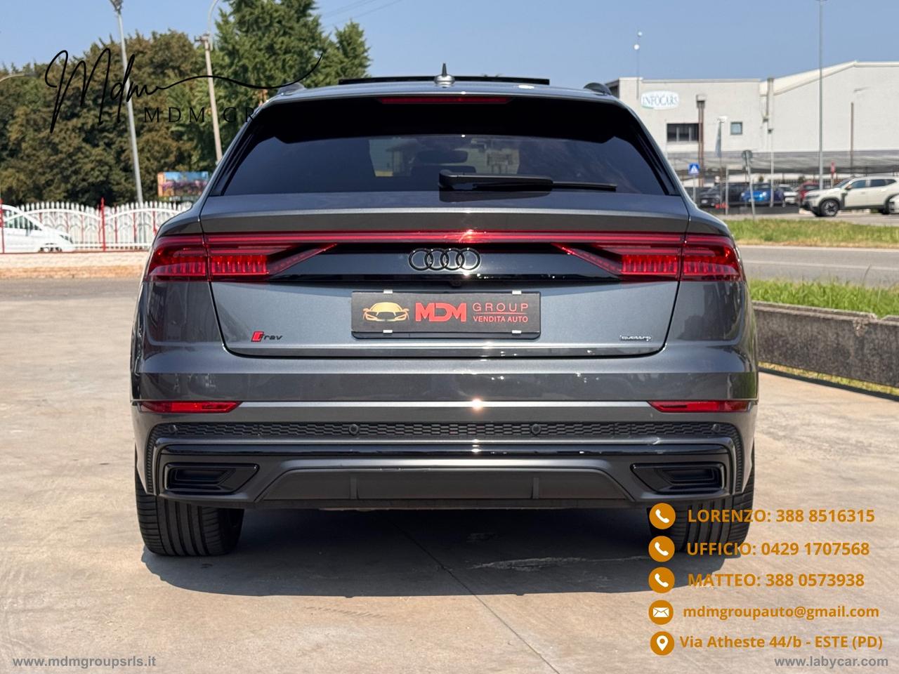 AUDI Q8 50 TDI 286 CV qu.tiptr. S line PLUS TAGLIANDI OFFICIALI