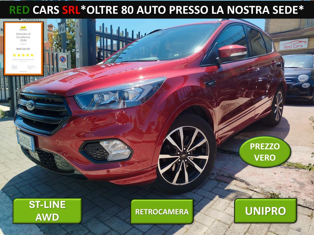 KUGA ST-LINE AWD 150cv *PREZZO VERO* AUTOMATICA- IVA DEDUCIBILE