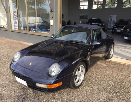Porsche 993 911 Carrera cat Cabriolet - Blu - ASI