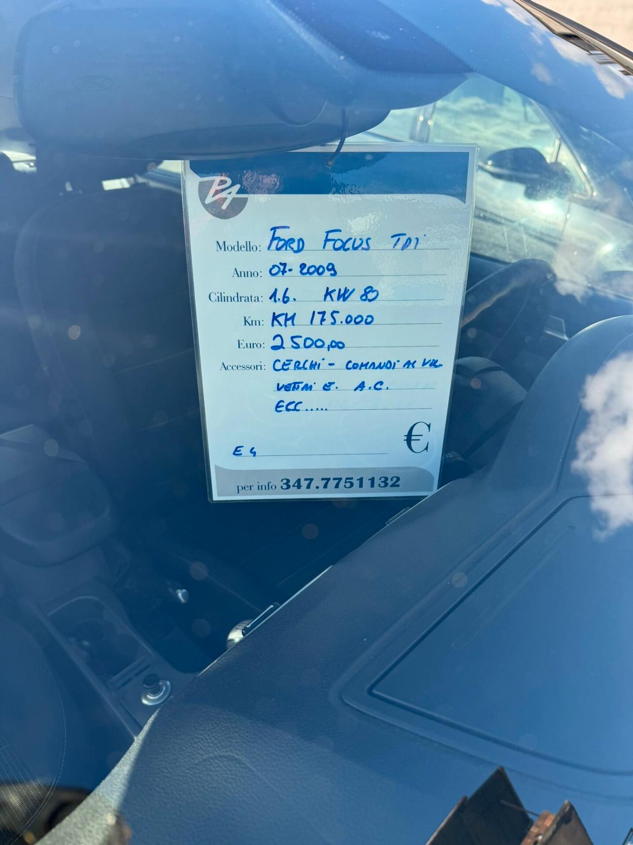 Ford Focus 1.6 TDCi (110CV) 5p. Tit. DPF