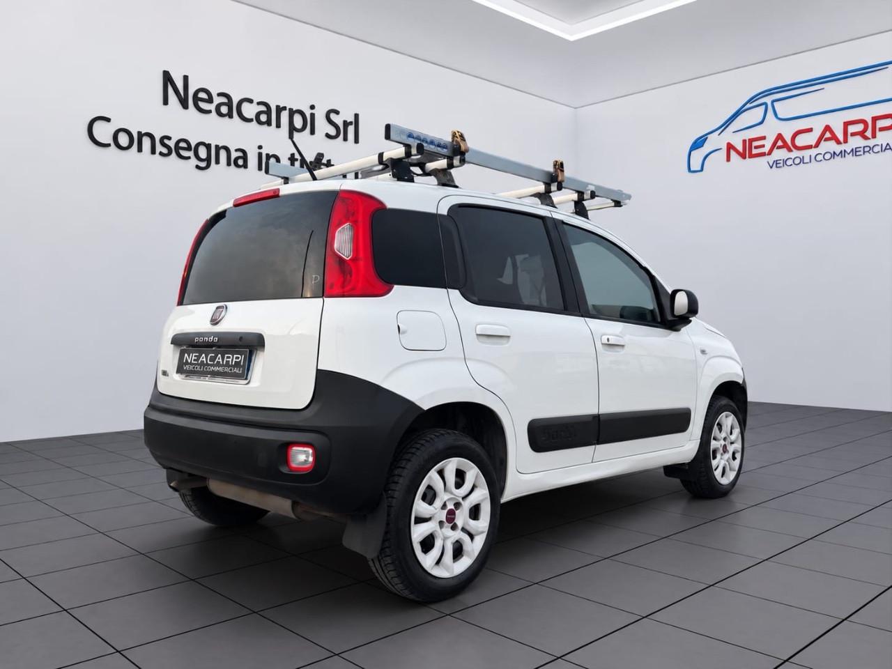 Fiat Panda VAN 4X4 1.3 MJT 75 CV-ALLESTITA+PORTAPACCHI-AUTOCARRO N1 2 POSTI-+IVA