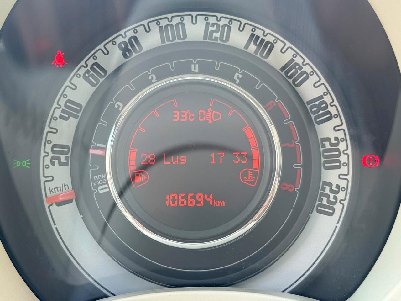 Fiat 500 1.2 Lounge 69CV *TETTO PANORAMICO*OK NEOPATENTATI*