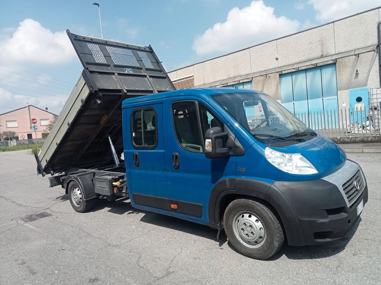 AUTOCARRO FIAT DUCATO CON CASSONE RIBALTABILE TRILATERALE CON CABINA ALLUNGATA
