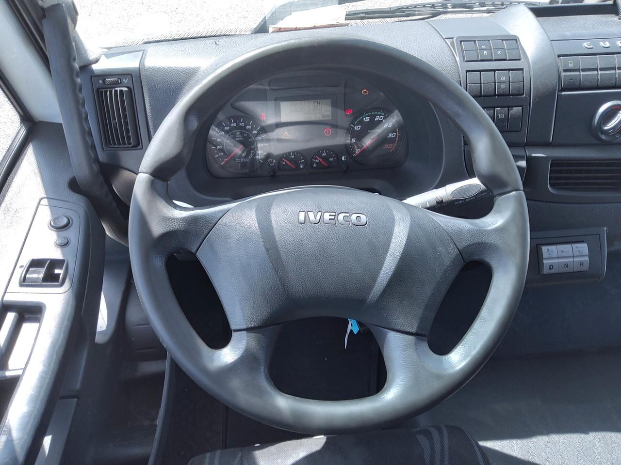 IVECO ML 120E25 - CASSONE RIBALTABILE TRIL. CON GRU DIETRO CABINA - BLOC. DIFF. (C17)