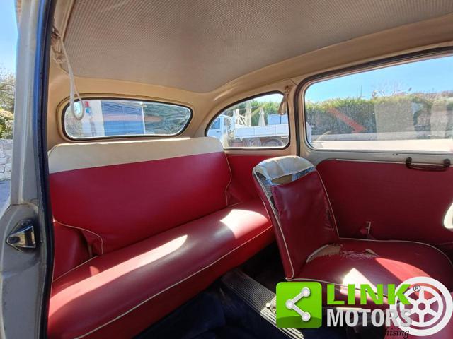 FIAT 600 LIBRETTO E TARGHE ORIGINALI