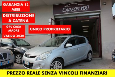 Hyundai i20 UNIPRO 1.2 GPL CASA MADRE VALIDO FINO AL 2030 GARANZIA 12 MESI