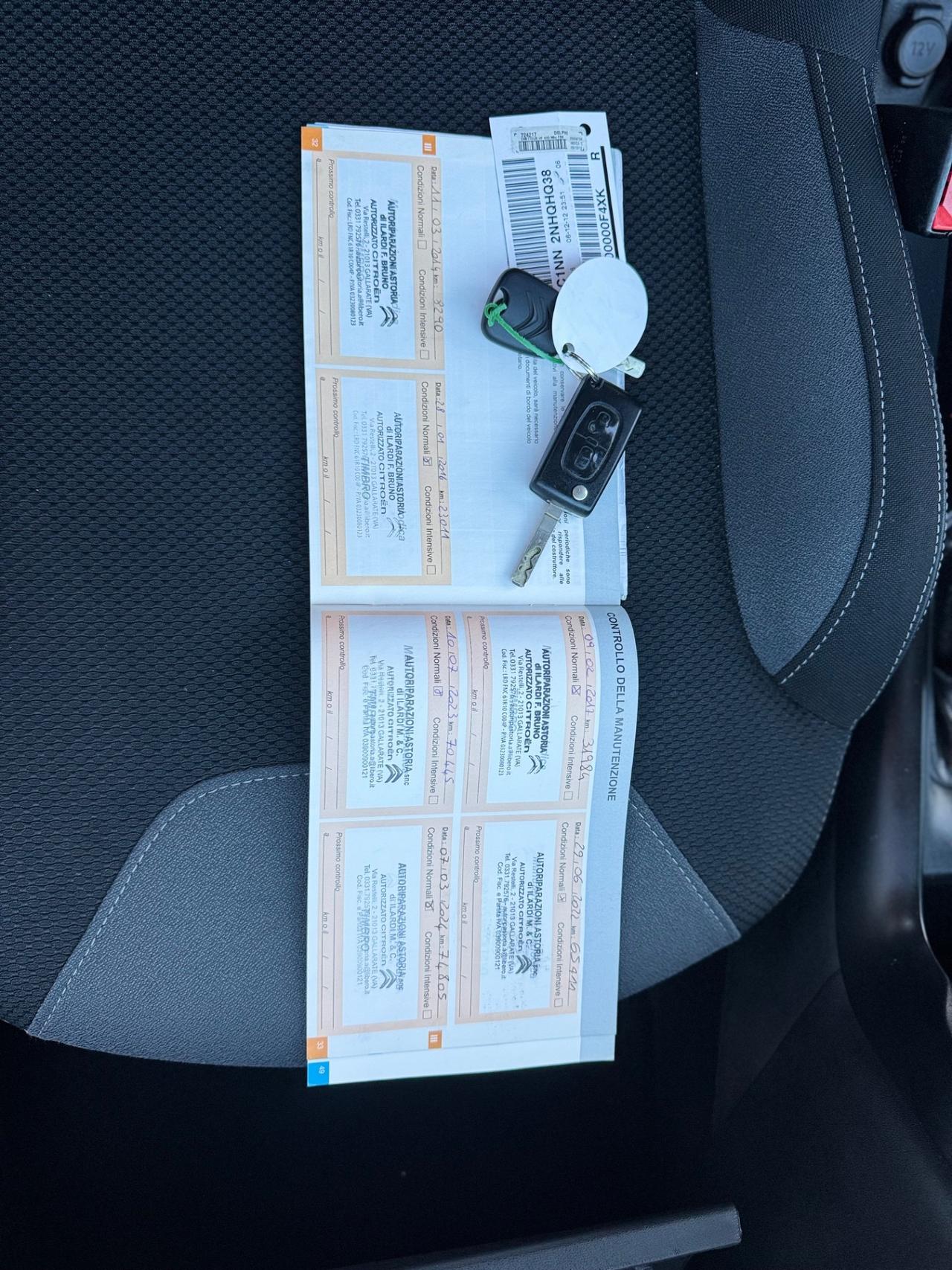 Citroen C3 1.2BENZINA 2013 85.000Km CERTIFICATI