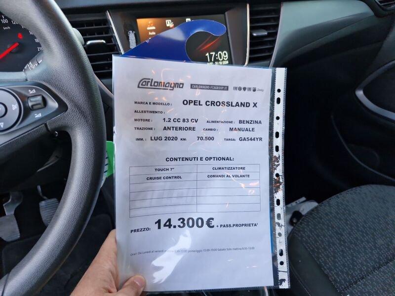 Opel Crossland X 1.2 2020 S&S 83cv