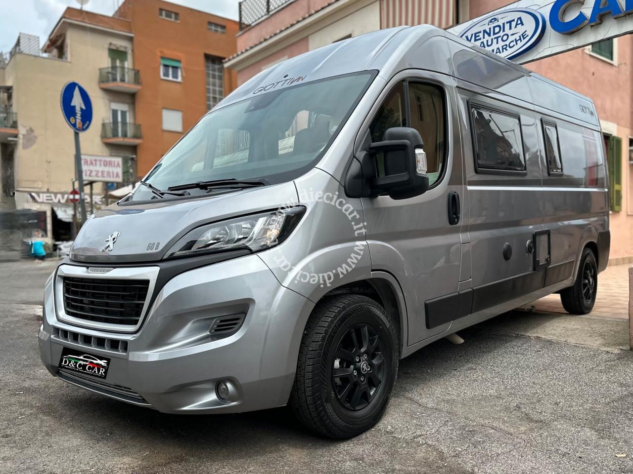 GIOTTILINE 60B PEUGEOT BOXER 2.2 DIESEL CAMPER 5 P0STI LETTO 4900KM