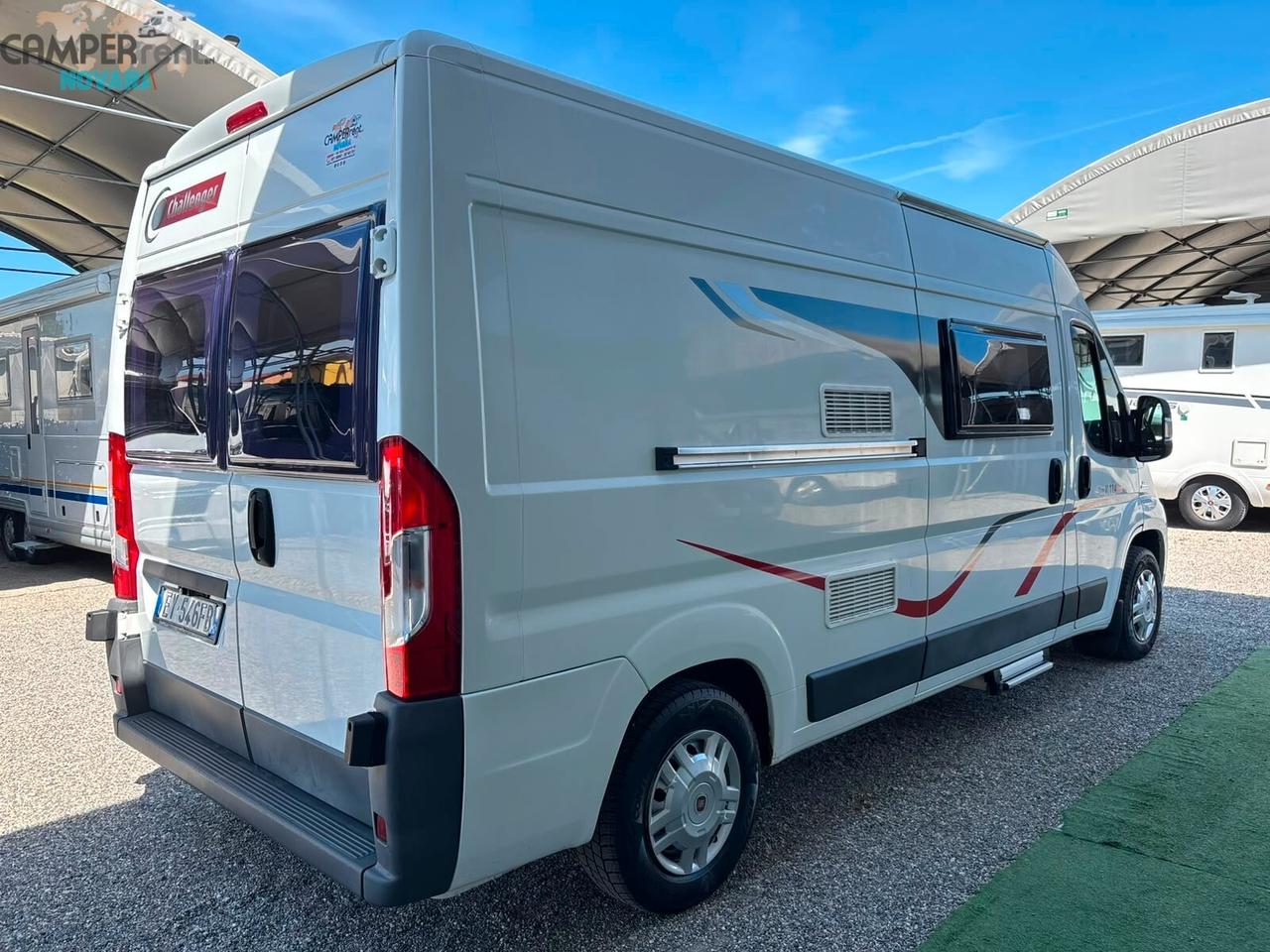 CHALLENGER VANY V 114 MAX EXCLUSIVE - Furgonato con doppio letto matrimoniale in coda