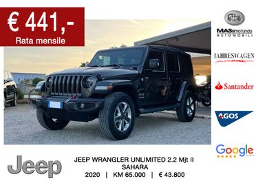 JEEP Wrangler Unlimited 2.2 Mjt II Sahara