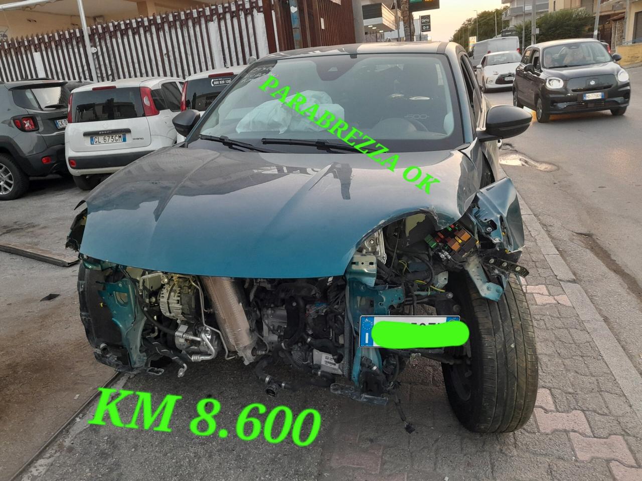 Fiat 600 incidentata sinistrata mondialcars 025