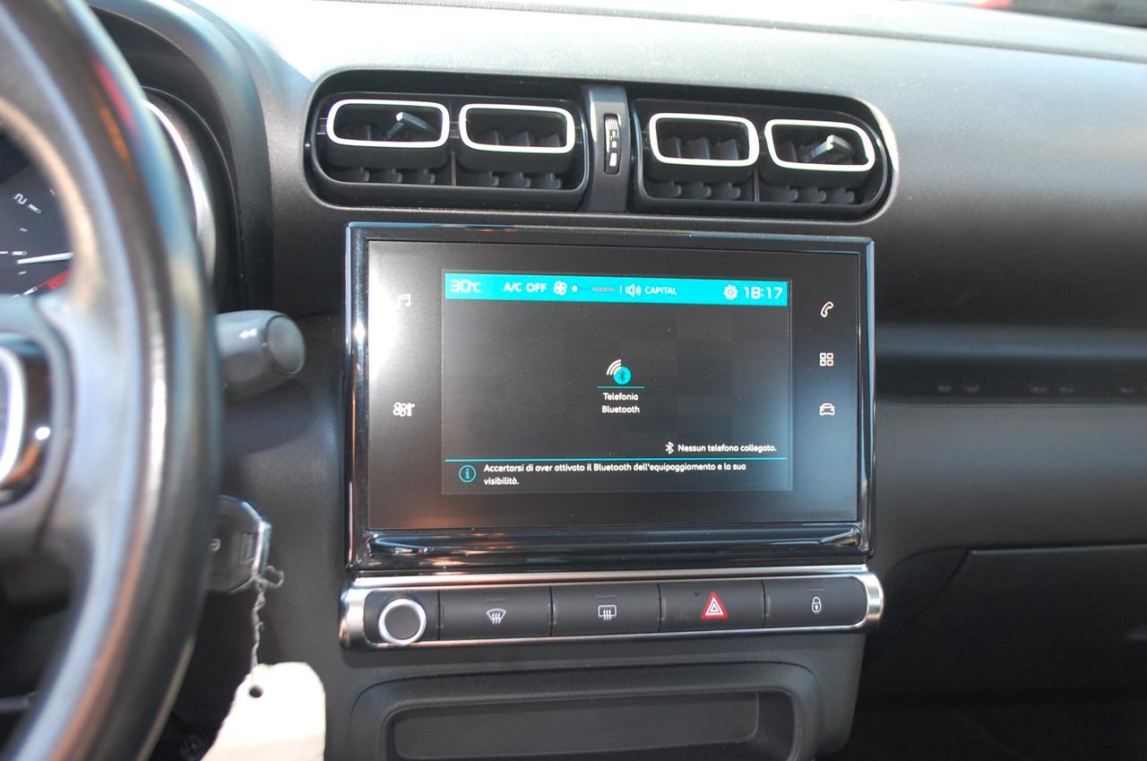 Citroen C3 Aircross 1.2 puretech Feel 82CV Uff italy App Clima Radar USB