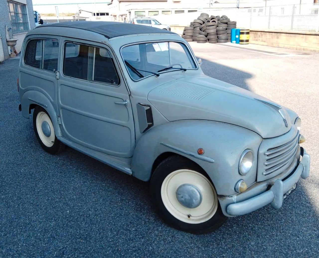 FIAT 500 C TOPOLINO GIARDINETTA BELVEDERE - ASI - 1953