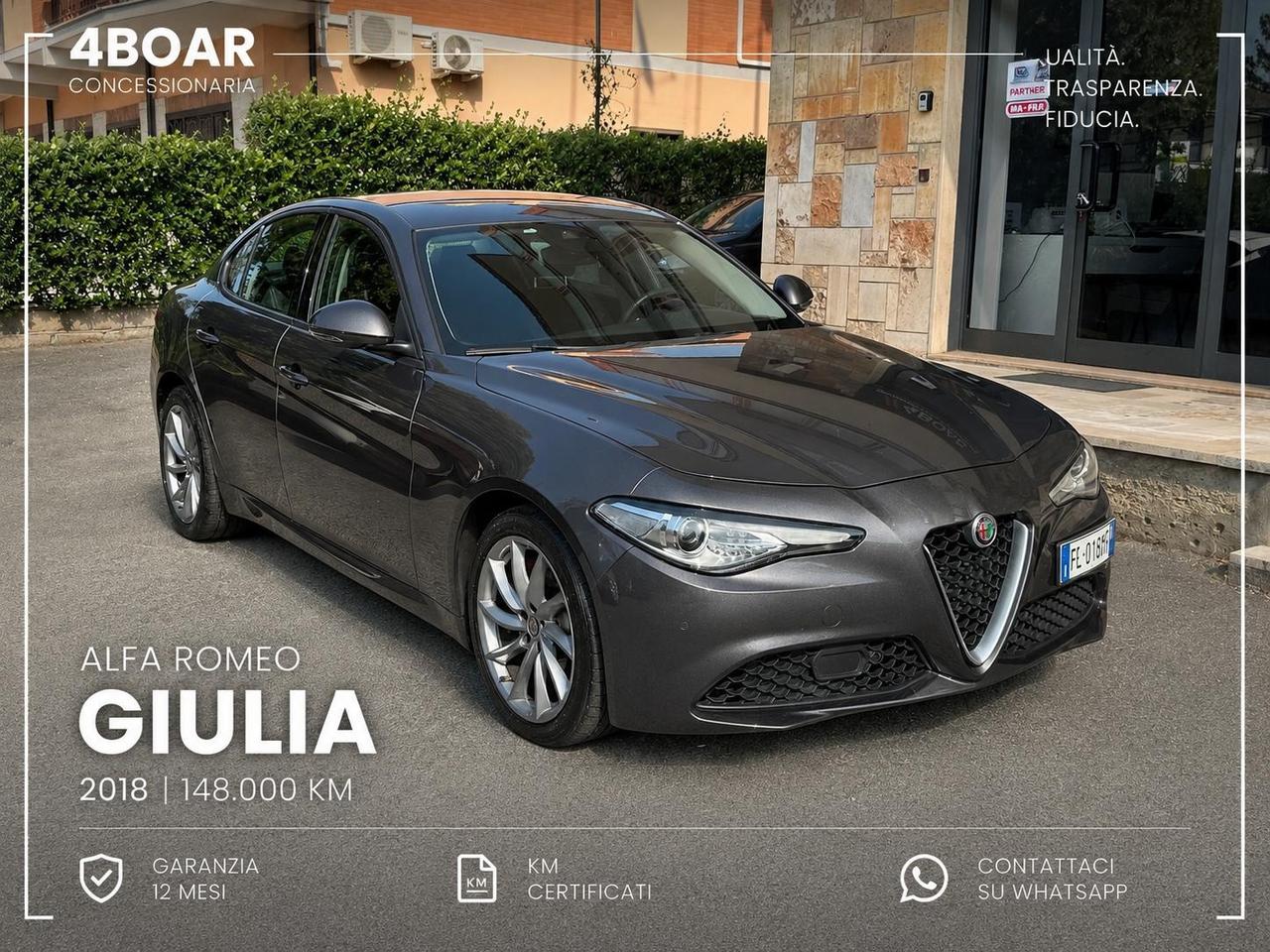 Alfa Romeo Giulia 2.2 Turbodiesel 180cv AT8 AWD Q4 Super