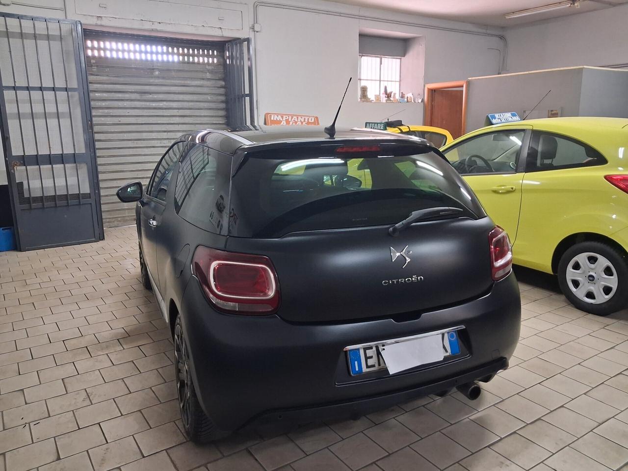 Citroen DS3 Just Black 1.4 GPL unico prop 2013