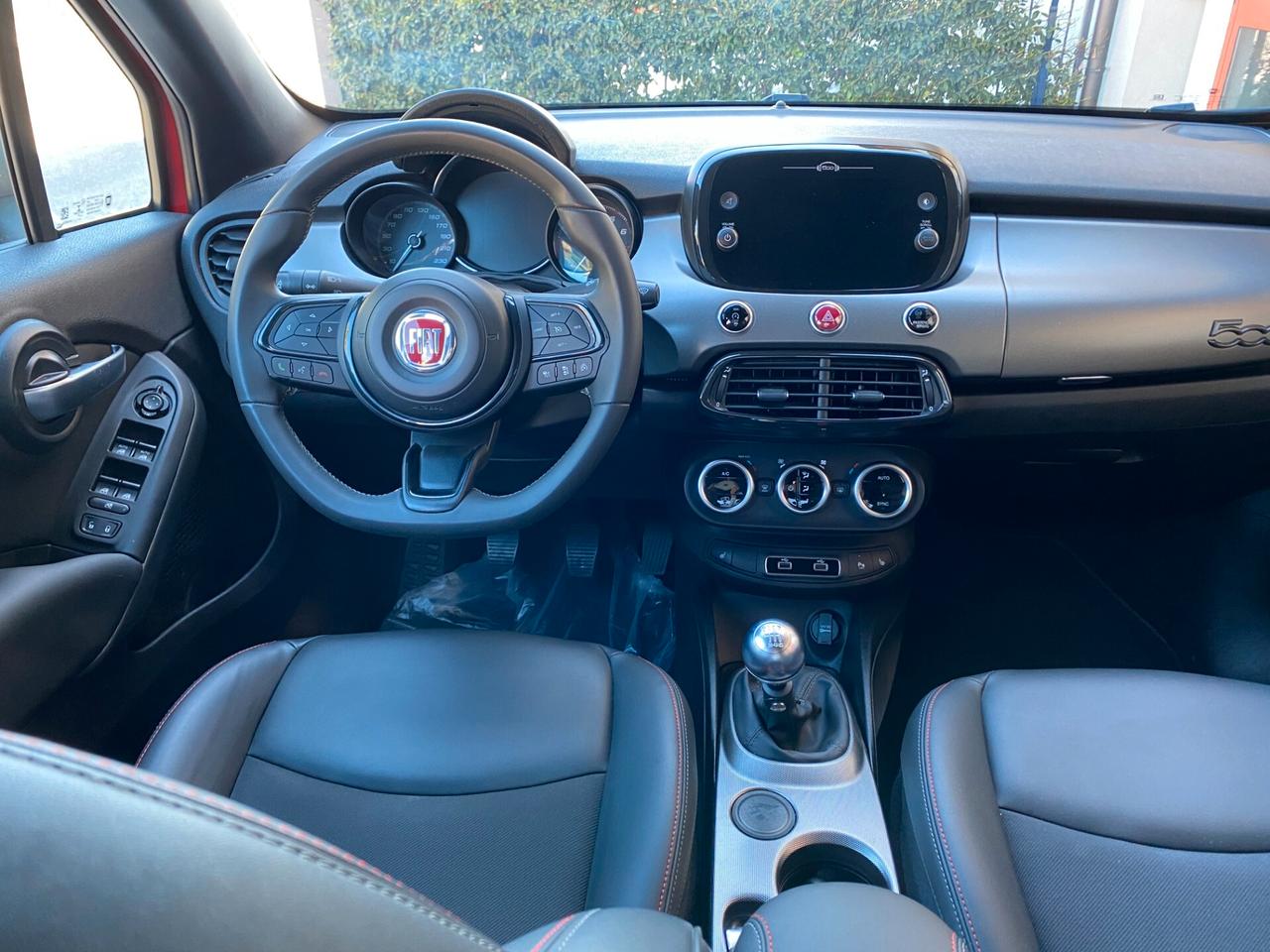 Fiat 500X 1.0 T3 120 CV Sport - INTERNI PELLE/TESSUTO