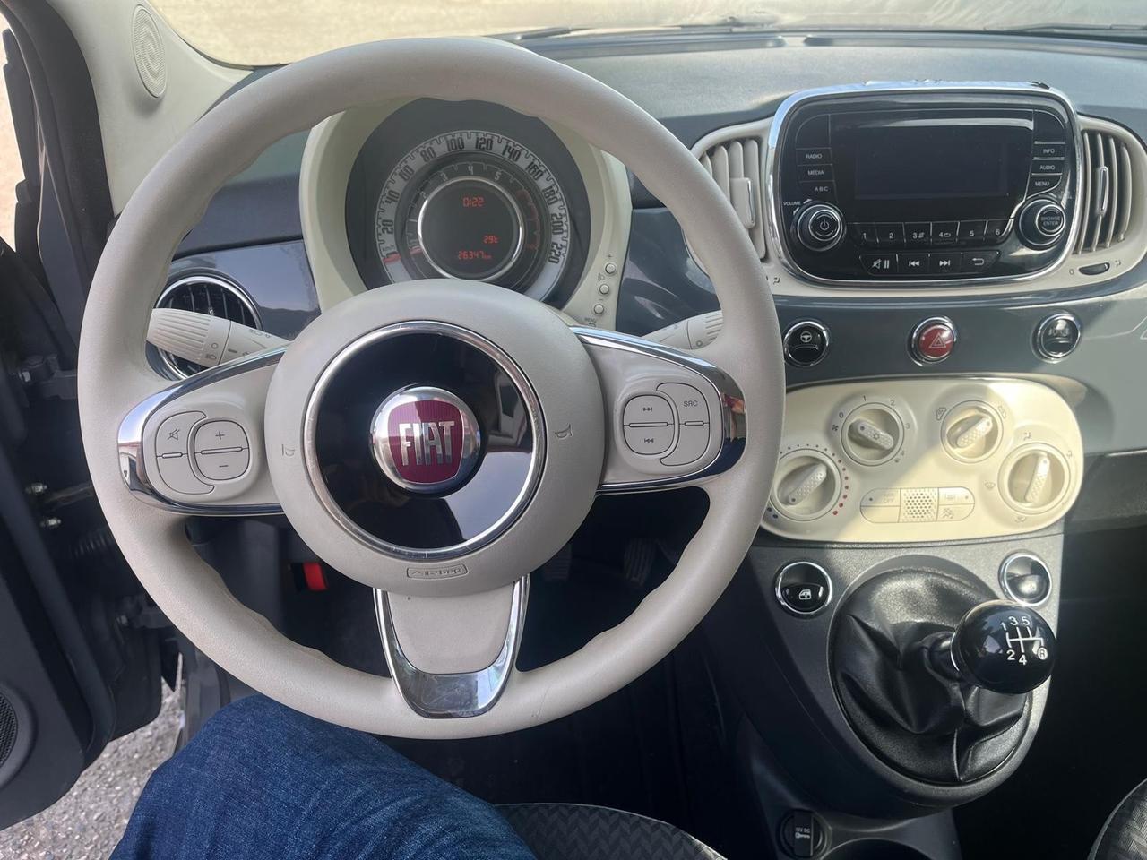 Fiat 500 1.2 benz-full-km 26000-2016