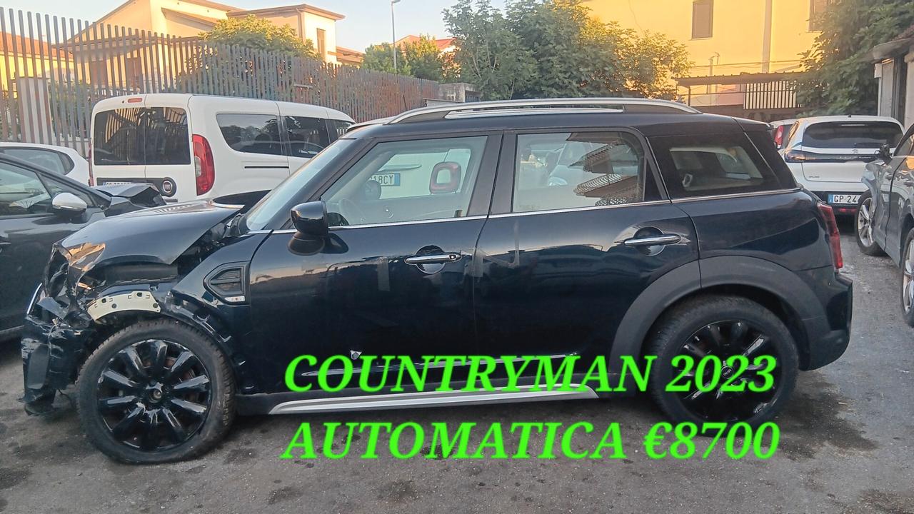 Mini countryman incidentata sinistrata mondialcars km 3.500