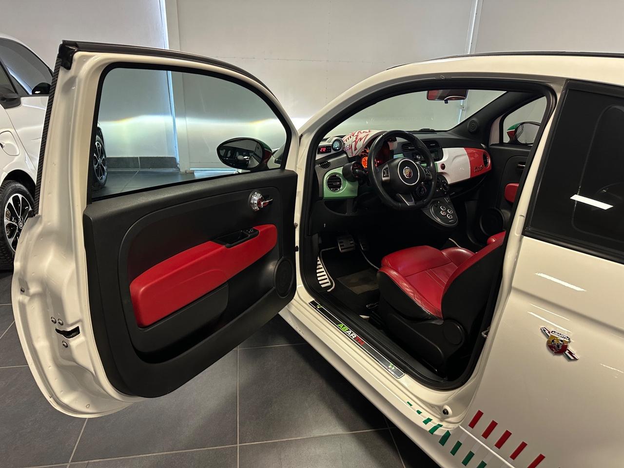 ABARTH CABRIO OVER 300CV MTA PELLE ROSSA PRONTA CONSEGNA