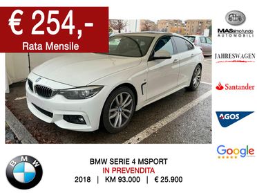 BMW Serie 4 Gran Coupé 418d Msport